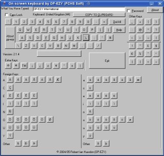 OP-EZY On Screen Keyboard