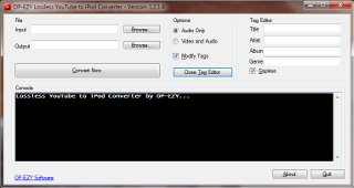 OP-EZY Lossless YouTube to iPod Converter